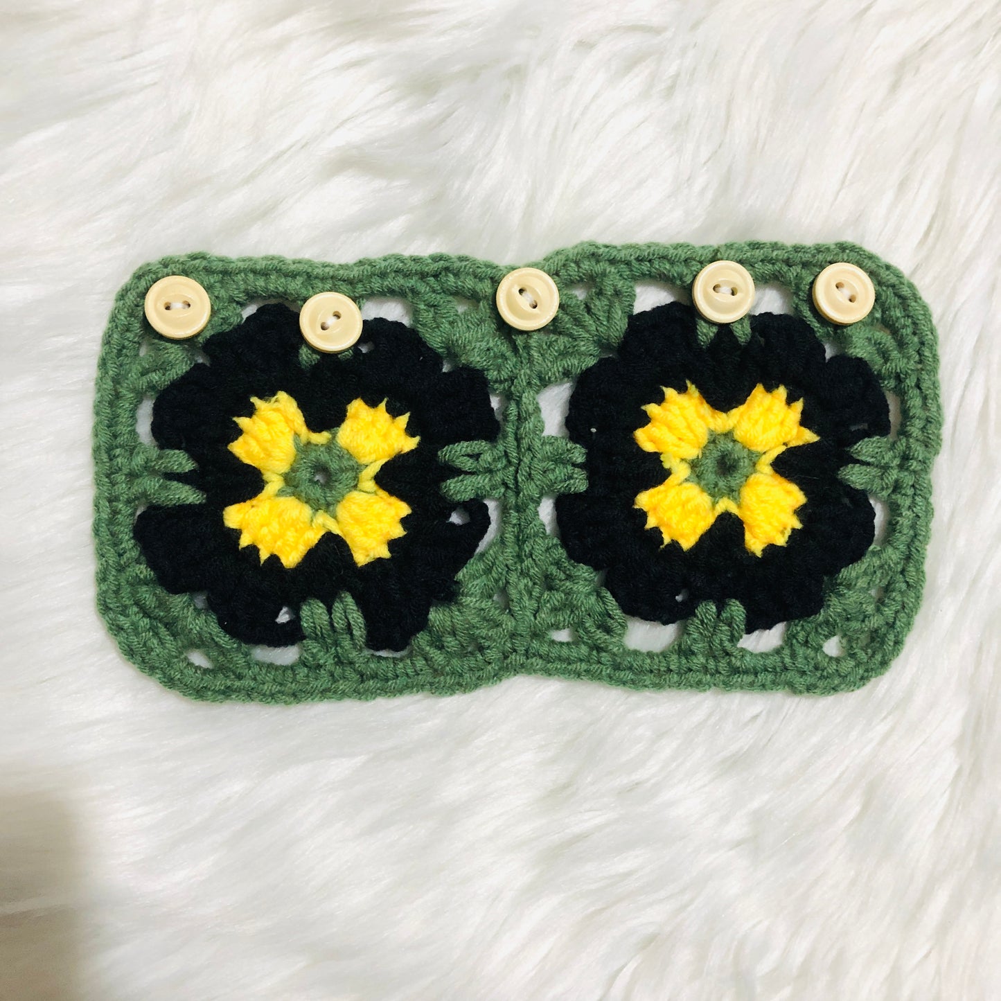 Steering Wheel Cover for women, Crochet butterfly flower seat belt Cover, Car Accessories decorations