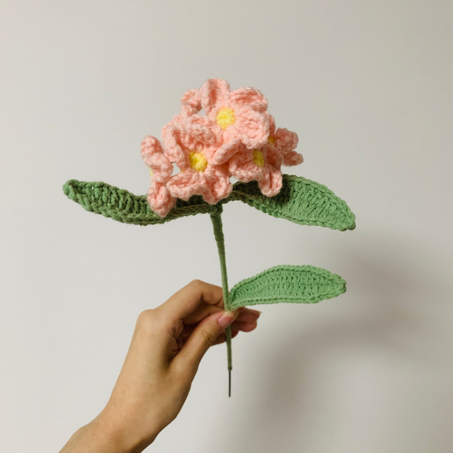 Crochet flowers, forget-me-not flower ornaments, A bunch of flower Anniversary bouquet Gift for her