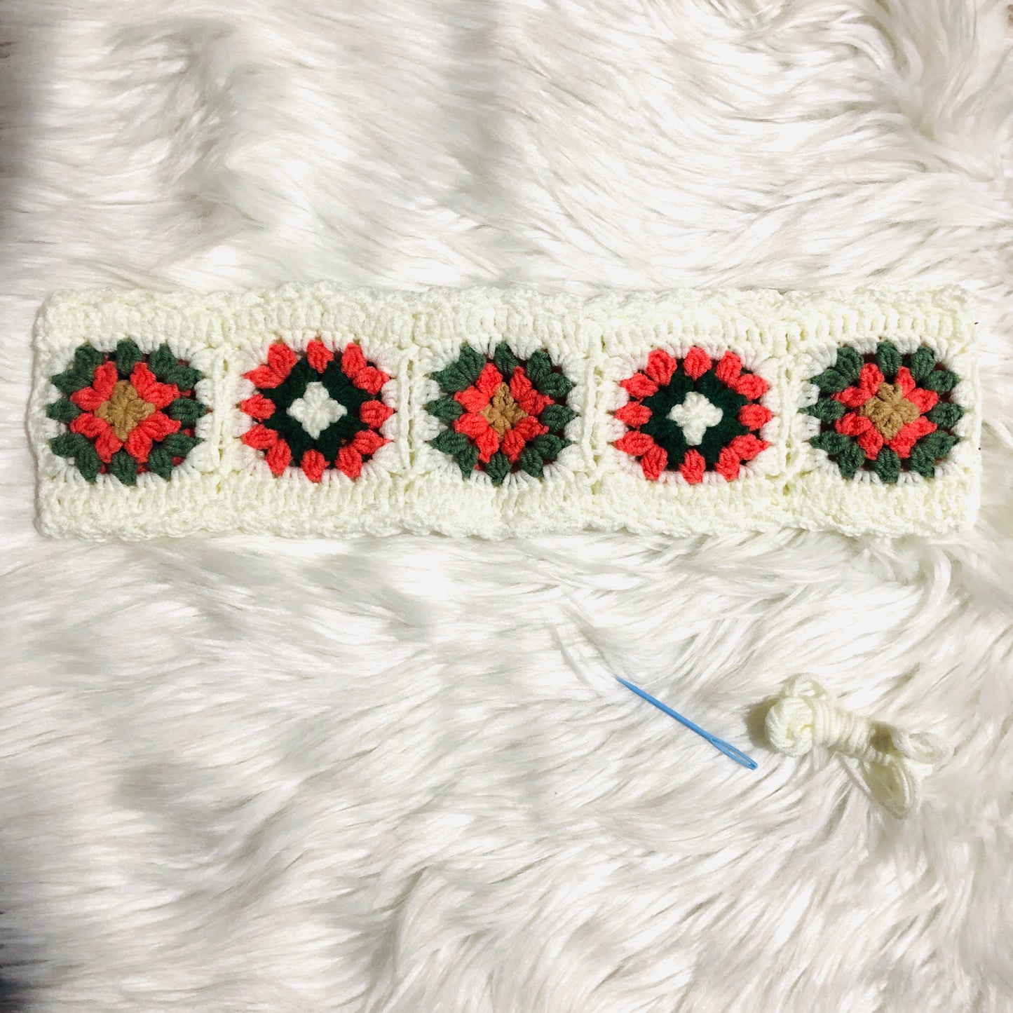 Steering Wheel Cover for women, Crochet flower seat belt Cover, Car Accessories decorations