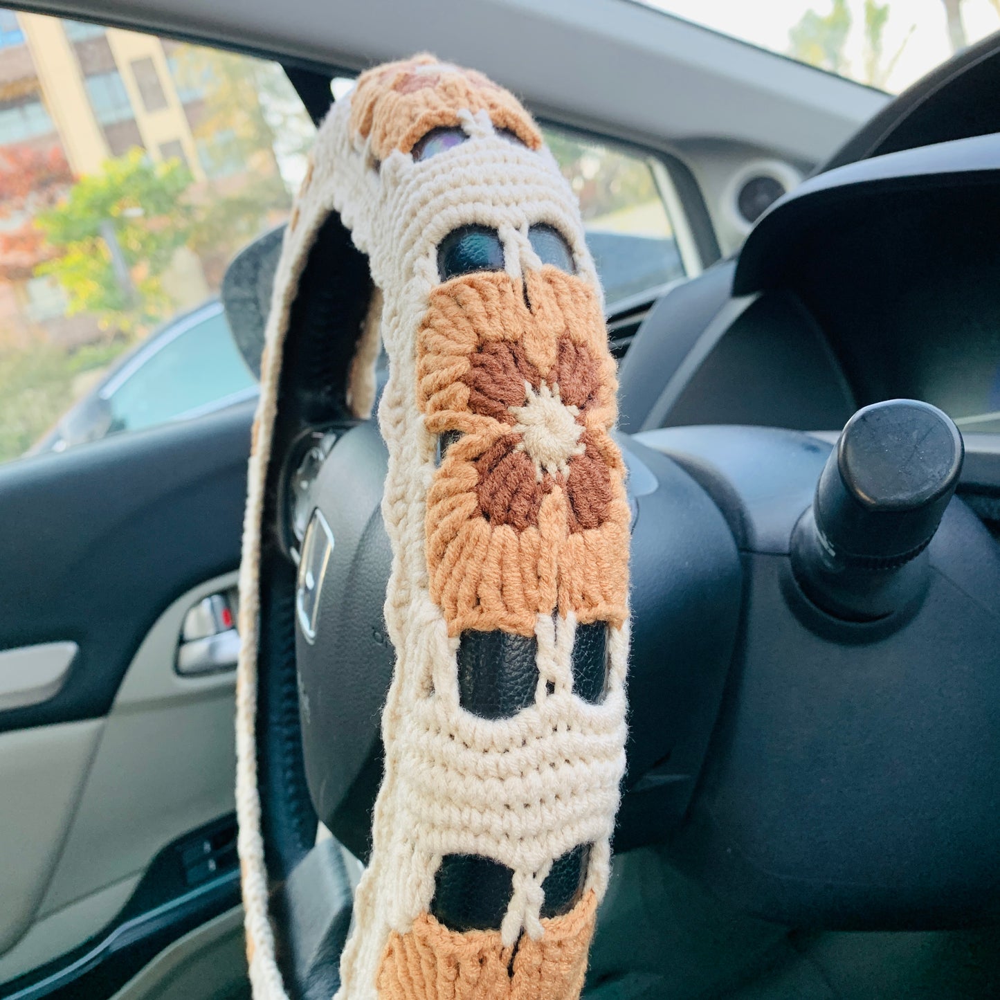 Steering Wheel Cover for women, Crochet cute Car interiorCar Accessories decorations