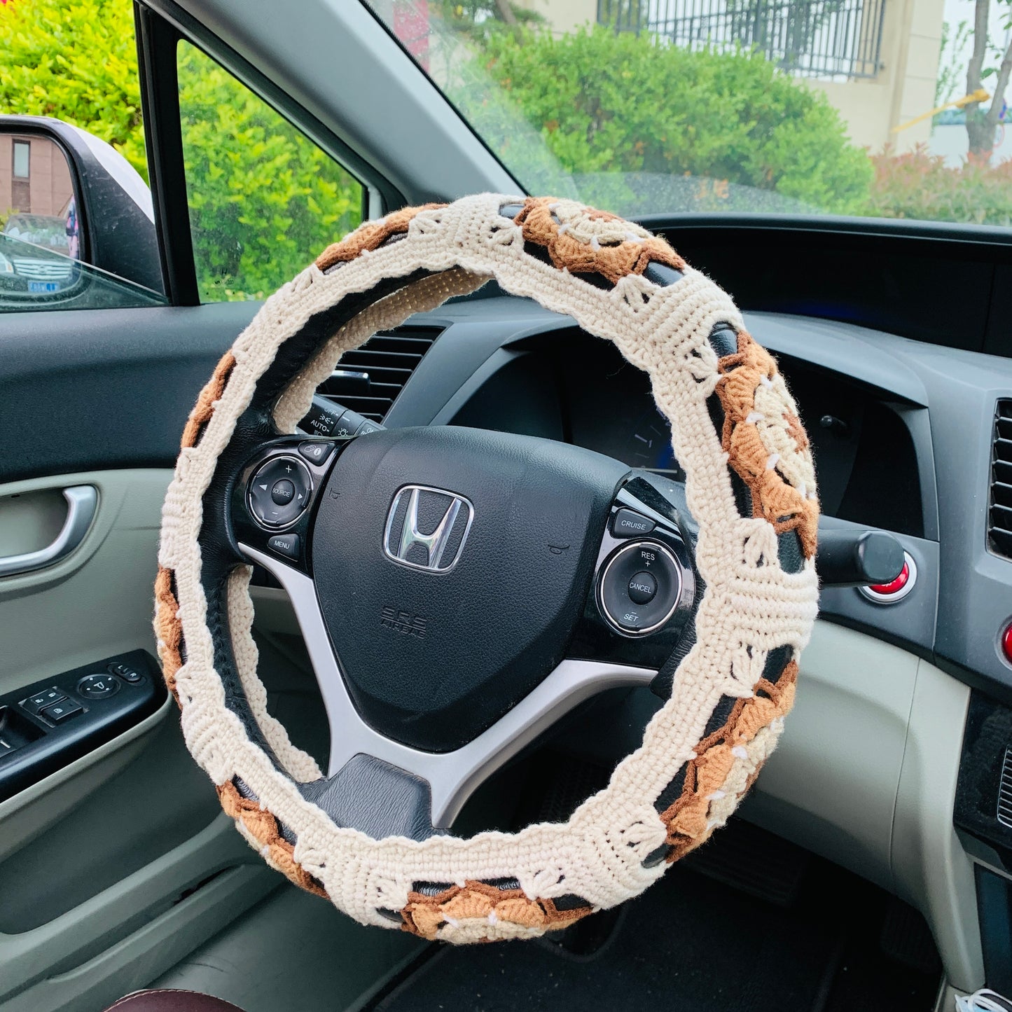 Steering Wheel Cover for women, Crochet Car interior decor cute Car Accessories decorations