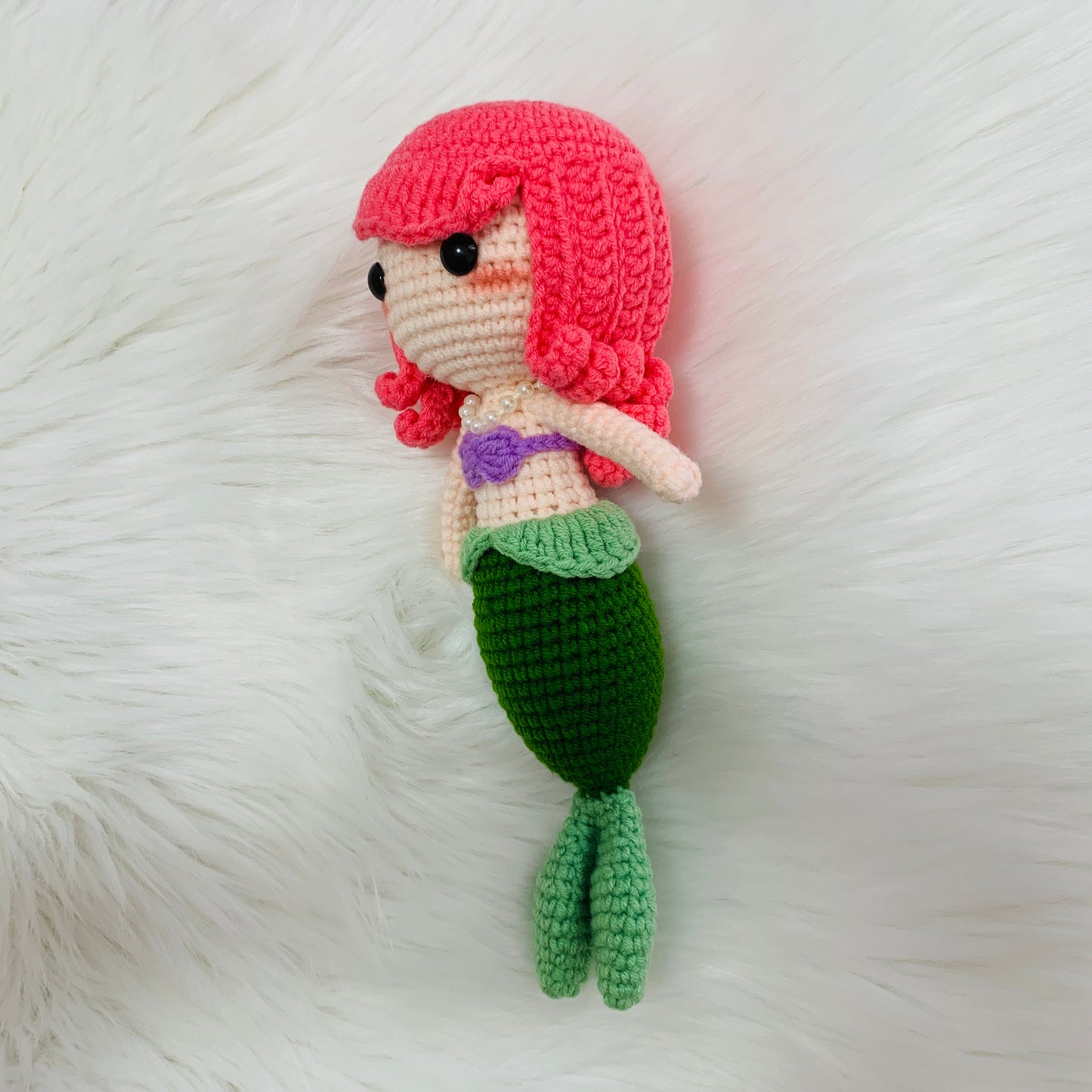 Crochet Princess doll,   Ariel princess, The Little Mermaid, Amigurumi doll, handmade princess cute dolls statement Gift toy for kids