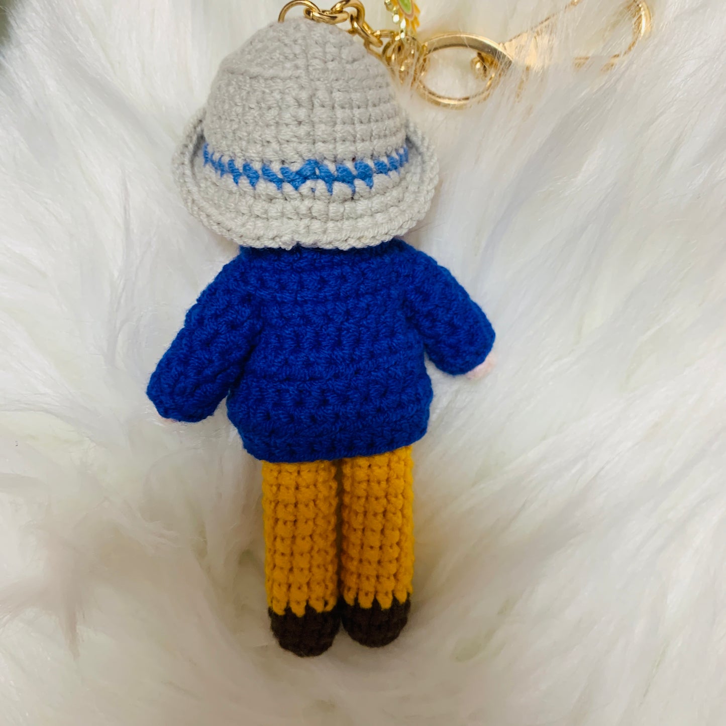 Vincent Inspired crochet Van Gogh amigurumi doll sunflower Gift handmade flower