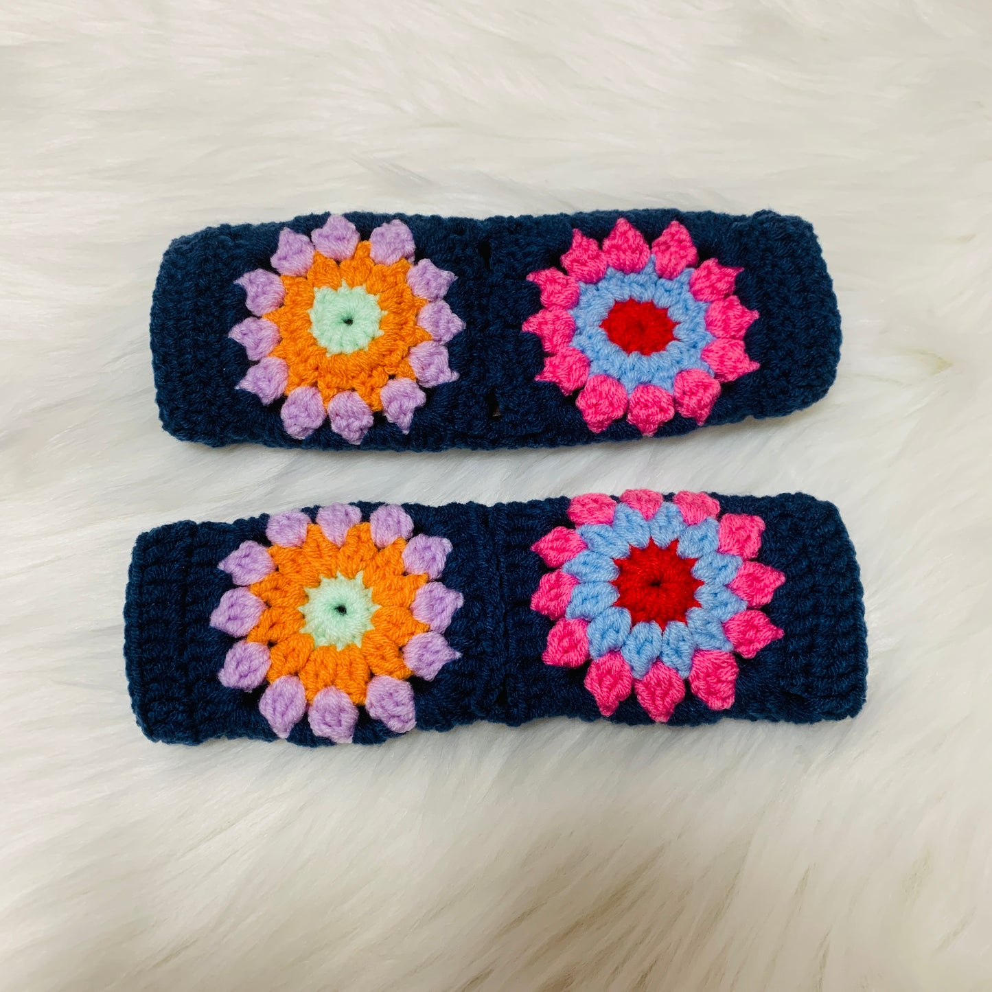 Crochet Steering Wheel Cover flower seat belt Cover for women, Car Accessories decorations