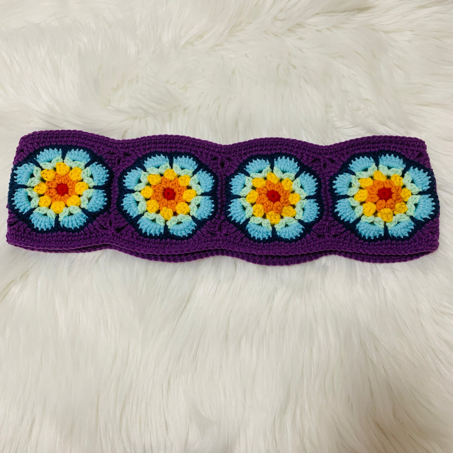 Steering Wheel Cover for women, Crochet cute flower seat belt Cover, Car Accessories decorations