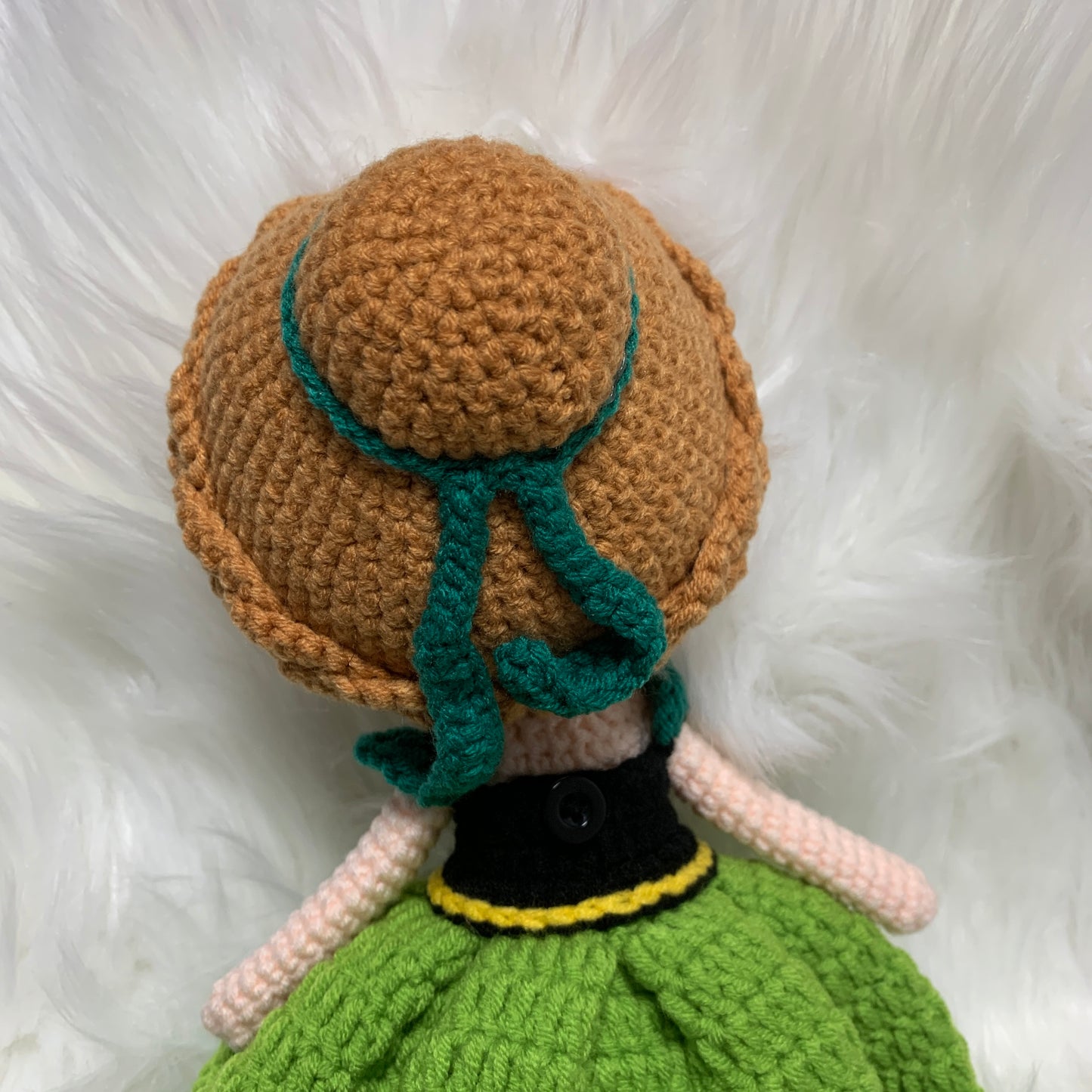 10 inches Crochet Elsa Anna Princess Doll, Handmade Disney Inspired ice Princess Amigurumi Doll Gift