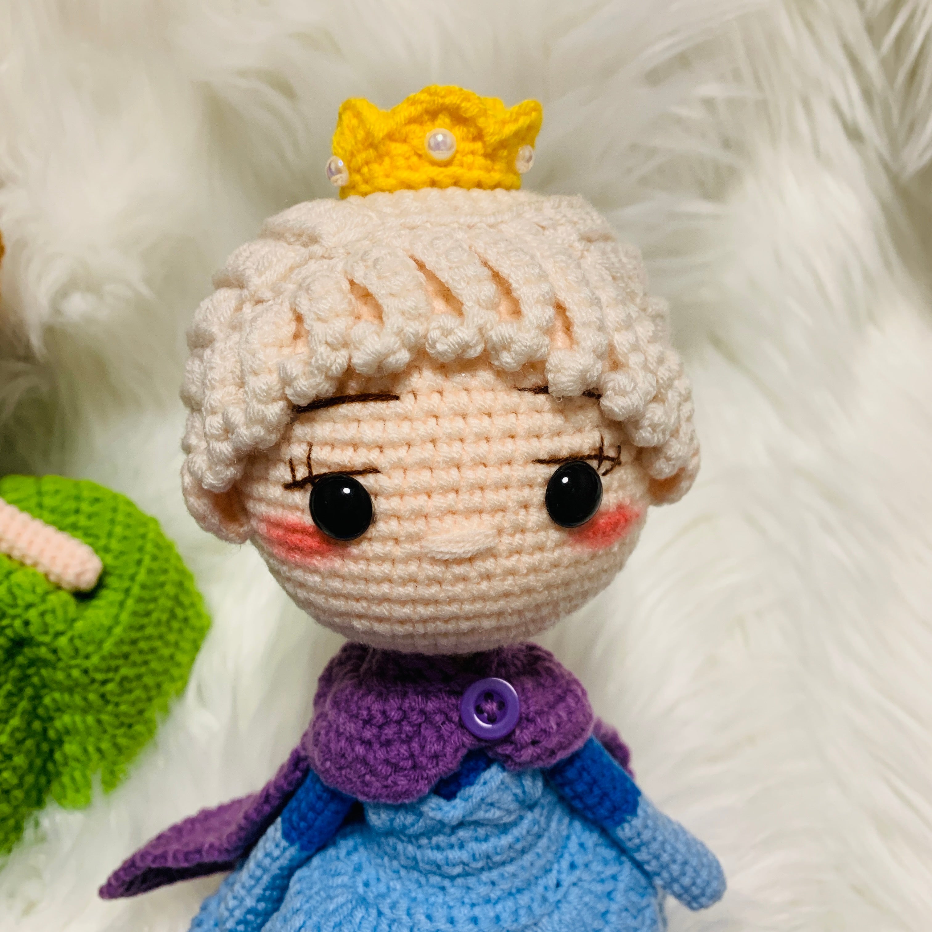 Knitted selling Wool Doll Cute Disney PrincessKK