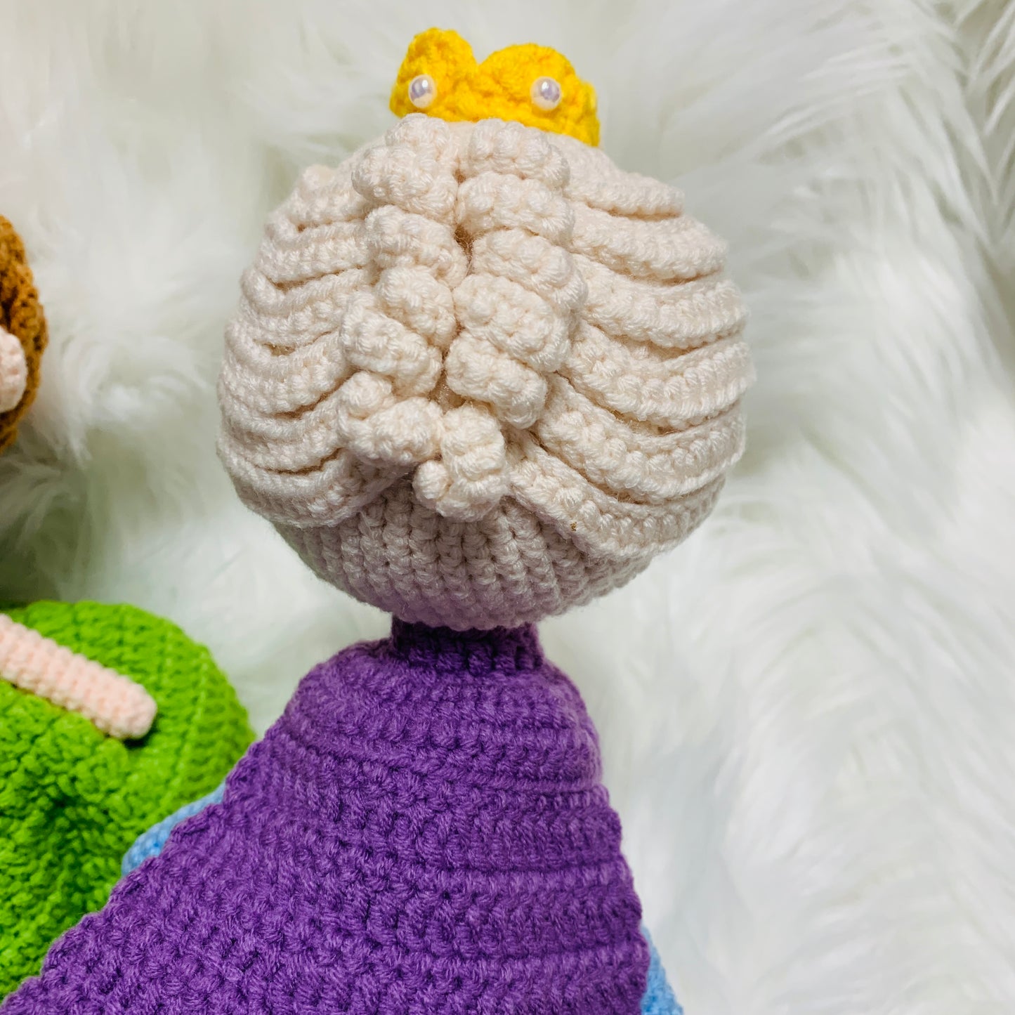 10 inches Crochet Elsa Anna Princess Doll, Handmade Disney Inspired ice Princess Amigurumi Doll Gift