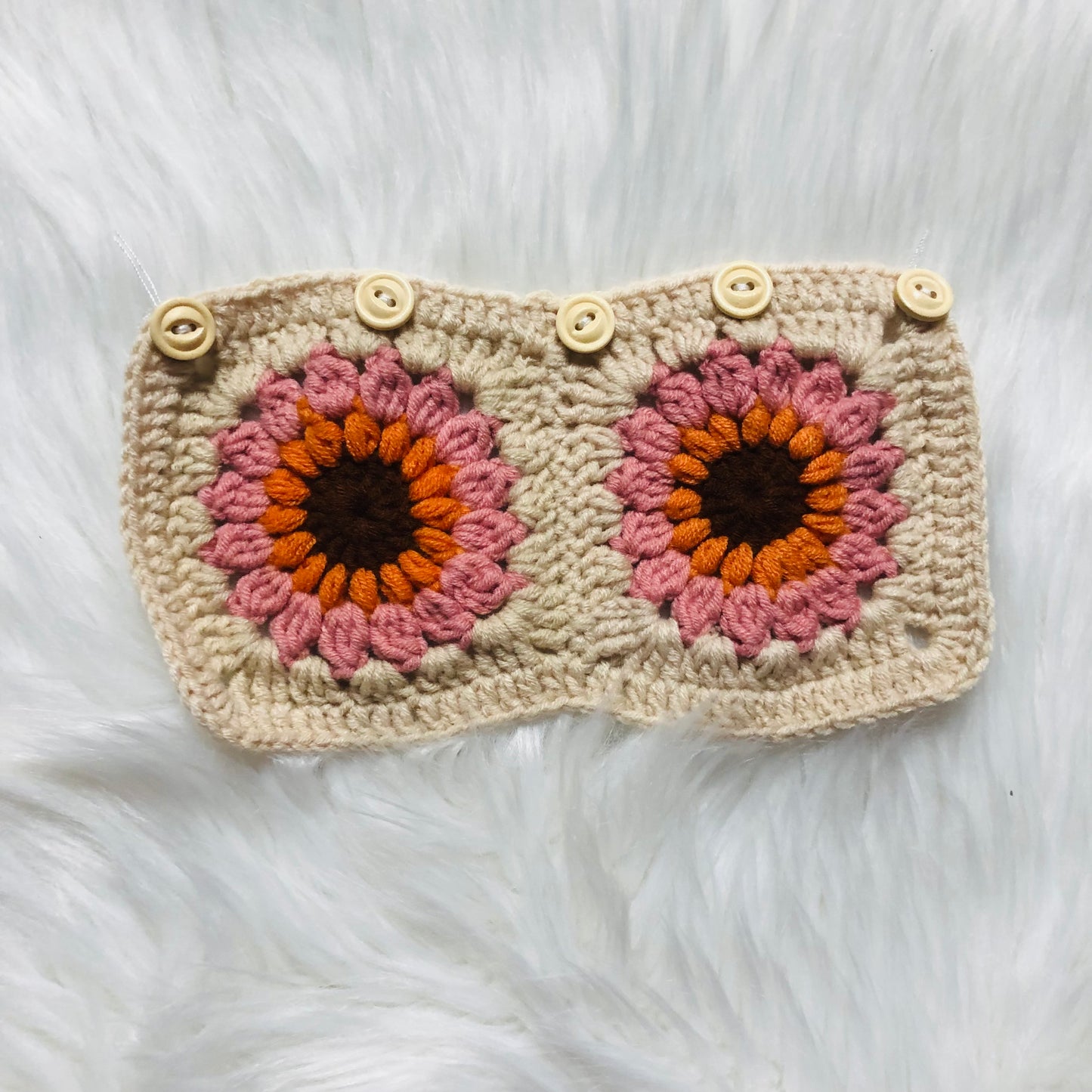 Steering Wheel Cover for women, Crochet vintage flower seat belt Cover, Car Accessories decorations