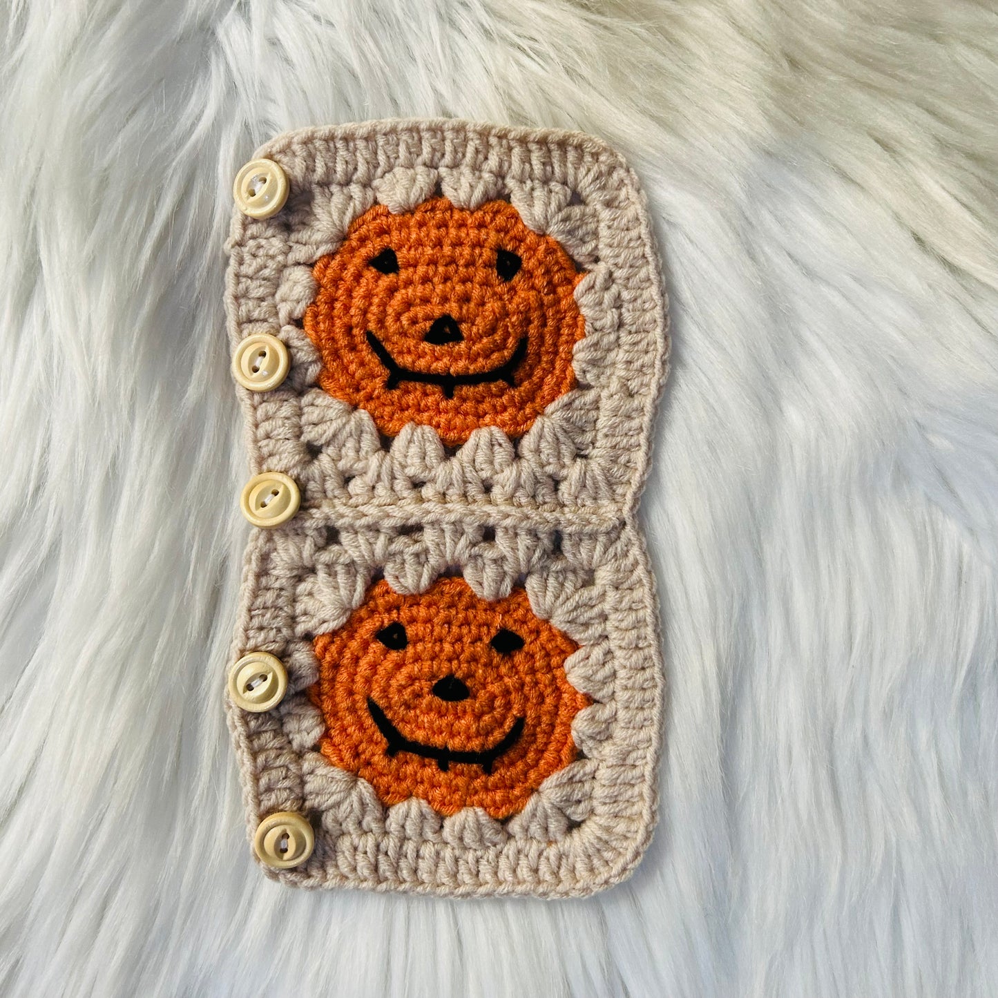 Steering Wheel Cover for women, Crochet  pumpkin Halloween seat belt Cover, Car Accessories decorations